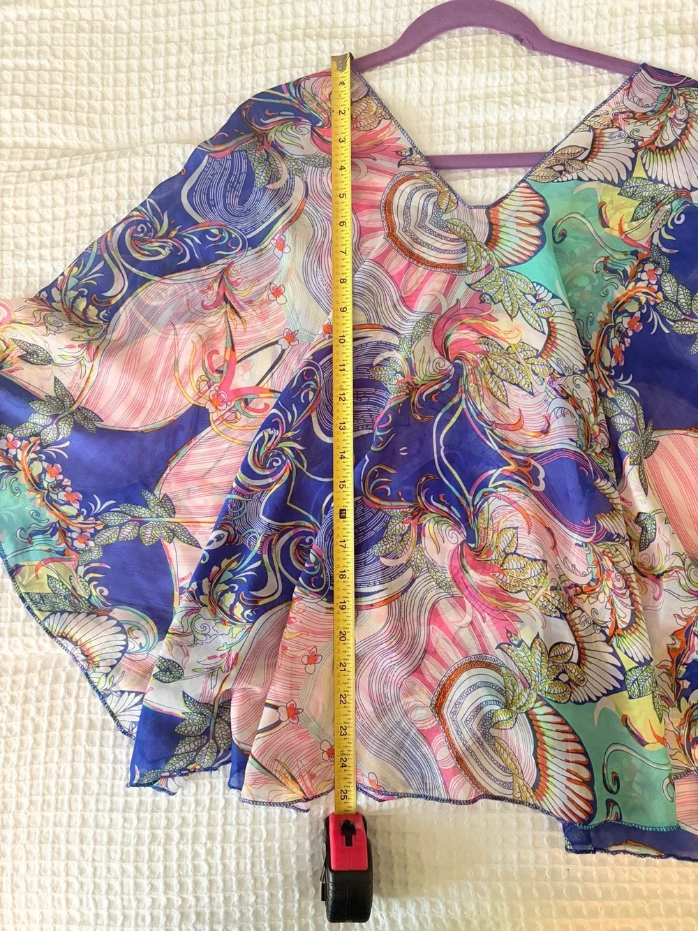 NWOT Sheer Floral Boho Topper Top